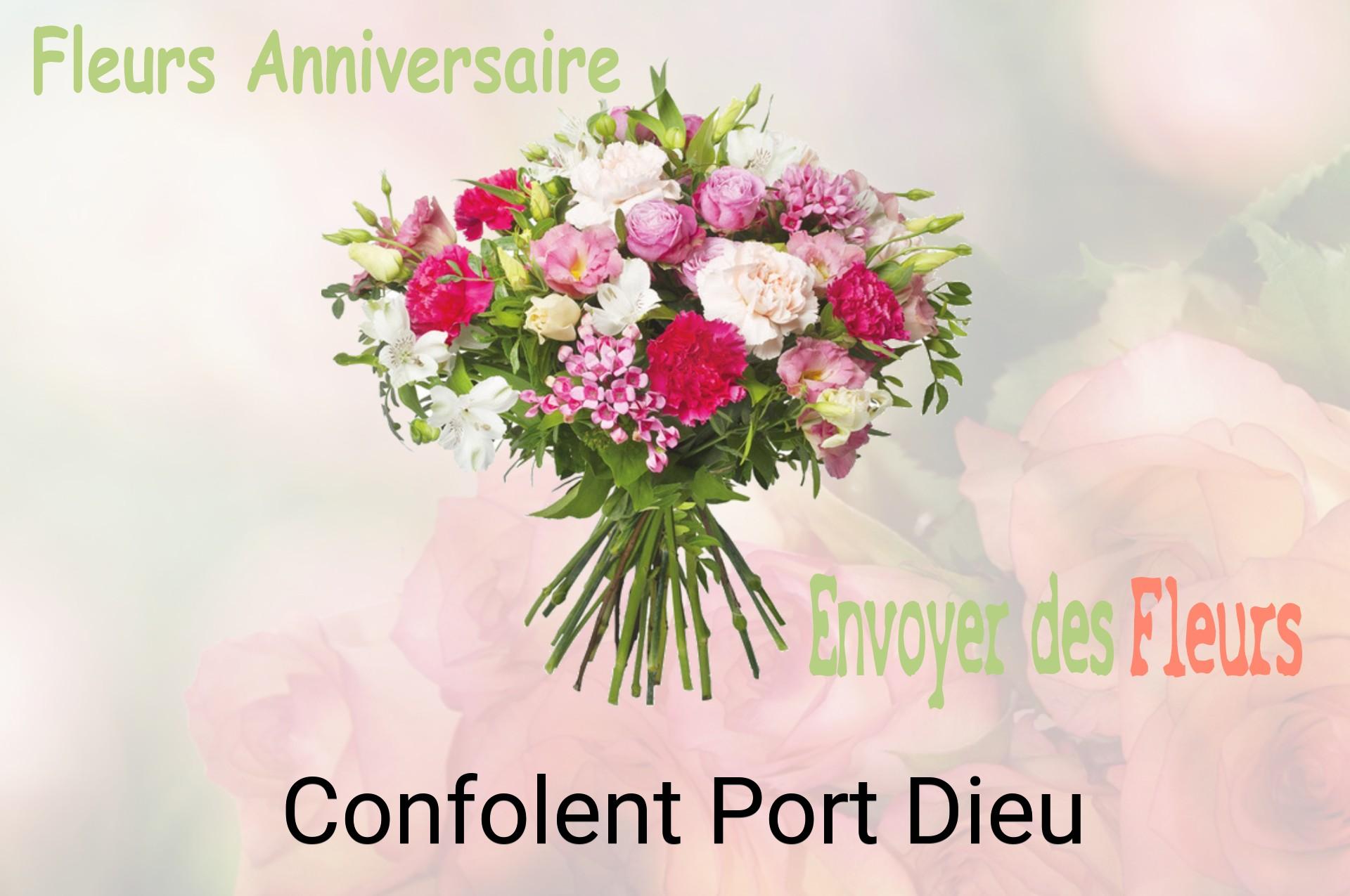 Bouquet de fleurs d’anniversaire livré à Confolent-Port-Dieu